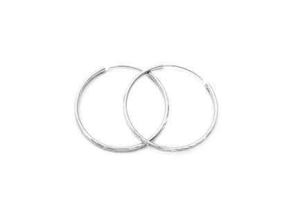 13547 13547 nezne stribrne kruhove nausnice aguc355 n prumer 35 mm 3 20 g