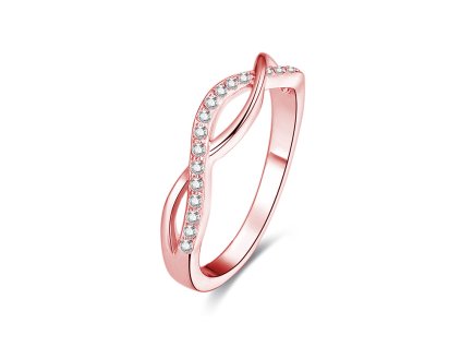 14417 14417 ruzove pozlaceny prsten se zirkony agg191 velikost 50 1 8 g