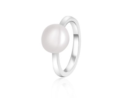 14498 14498 elegantni stribrny prsten s perlou agg29 velikost 50 3 14 g