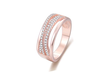 14555 14555 ruzove pozlaceny prsten se zirkony agg340 rose velikost 50 3 9 g
