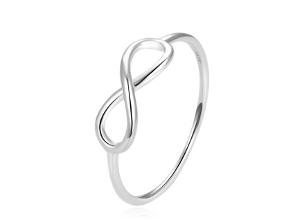 14582 14582 minimalisticky stribrny prsten s nekonecno agg357 velikost 52 1 06 g