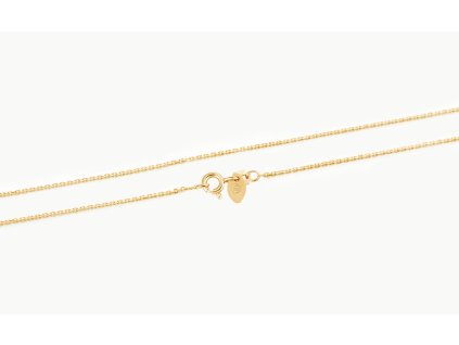 Pozlacený stříbrný řetízek Anker AGS1286 GOLD (Délka 42 cm  (1,25 g))