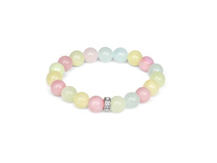 Dívčí minerální náramek z jadeitu MINK171/15