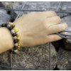 13067 1 koralkovy naramek z lavoveho kamene a jaspisu mink59 velikost 17 cm