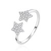 14693 otevreny stribrny prsten s hvezdami agt r11w velikost 42 52 1 22 g