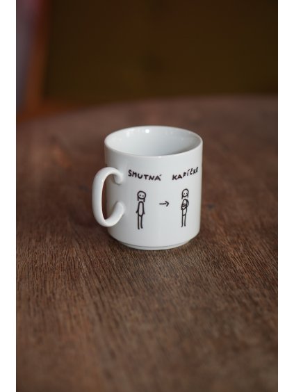 Hrnek Smutná veselá kafíčko