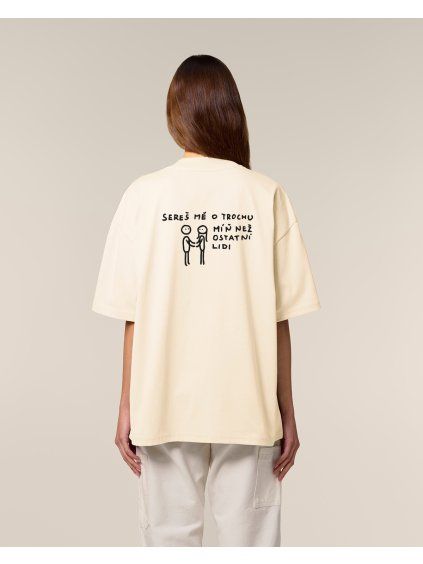 oversized unisex kremova seres me BB
