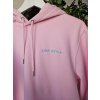 Mikina Líná mrTka snová růžová s kapucí