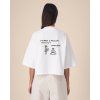 Damsky crop white namaste back