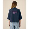 damsky crop navy blue back