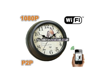 wifi ip kamera v hodinach 1