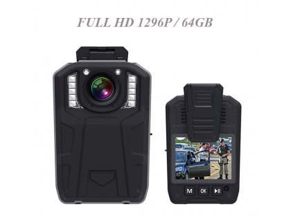 policejni kamera full hd ir 64gb 1