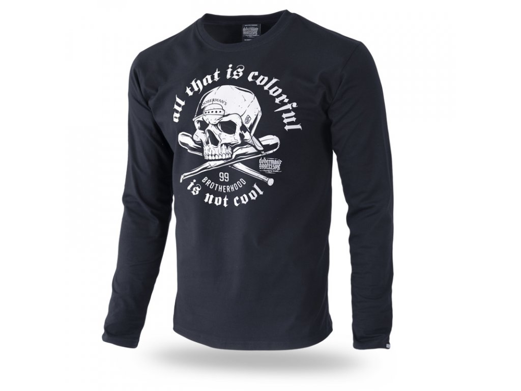 LONGSLEEVE COLORFUL SKULL (size M, code-on-card LS250A)