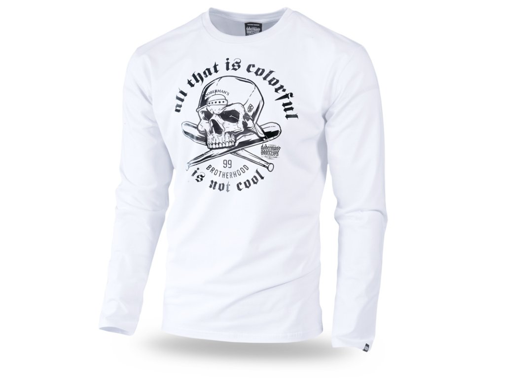 LONGSLEEVE COLORFUL SKULL (size M, code-on-card LS250B)