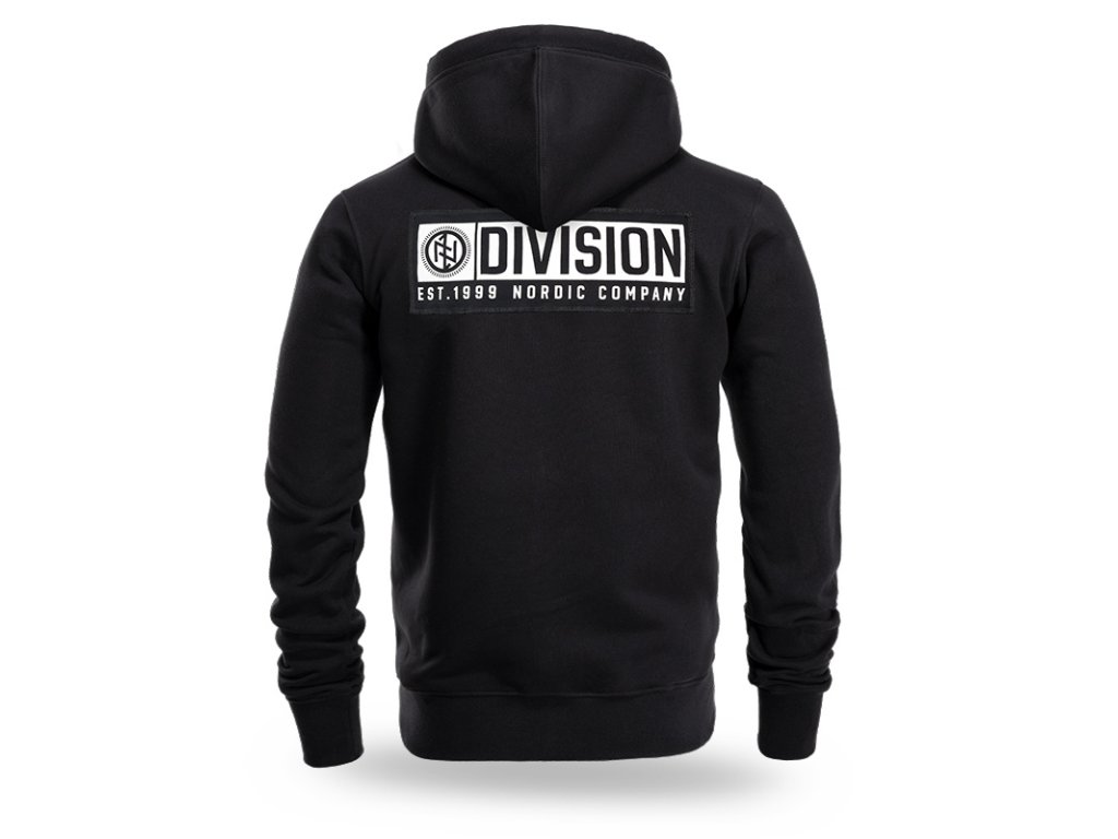 Mikina s kapucňou na zips DIVISION PATCH