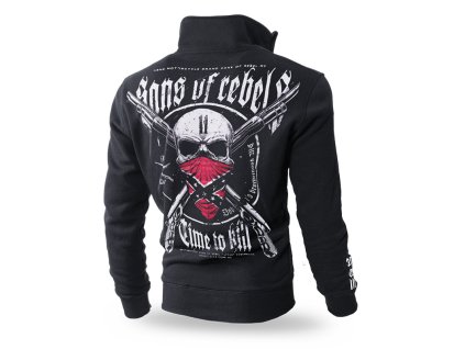 KLASICKÁ MIKINA NA ZIP „TIME TO KILL”