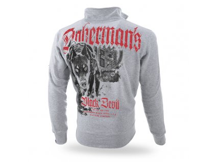 KLASICKÁ MIKINA NA ZIP BLACK DEVIL (size M, code-on-card BCZ154E)