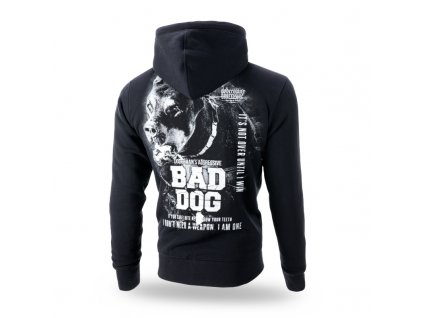 Mikina na zip s kapucí Bad Dog (size M, code-on-card BZ310A)