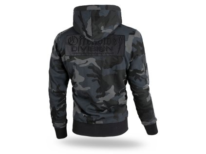 Mikina s kapucí se zapínáním na zip OFFENSIVE DIVISION, vel. XXXL