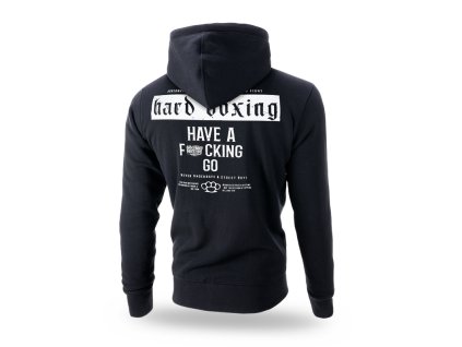 Mikina na zip s kapucí Hard Boxing, vel. M