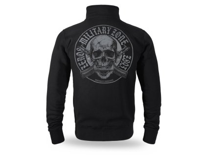 KLASICKÁ MIKINA NA ZIP MILITARY-ZONE