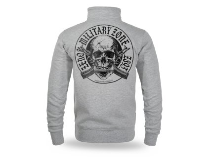 KLASICKÁ MIKINA NA ZIP MILITARY-ZONE