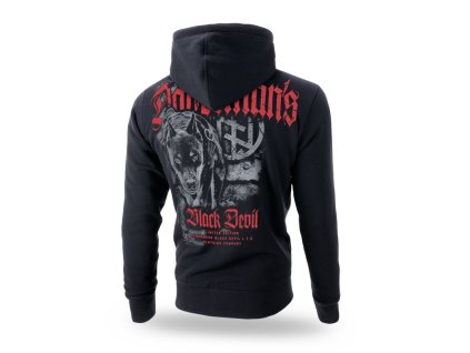 MIKINA S KAPUCÍ BLACK DEVIL, vel. XXL