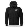 Mikina s kožichem na zip s kapucí ONE CREW GANGLAND