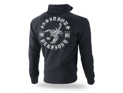 INSIDIOUS klasszikus cipzáras pulóver