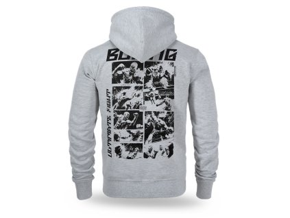 Cipzáras kapucnis pulóver COMICS BOXING (size M, code-on-card BZ359E)