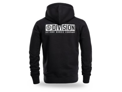 DIVISION PATCH Cipzáras kapucnis pulóver