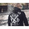Cipzáras kapucnis pulóver ONE CREW GANGLAND