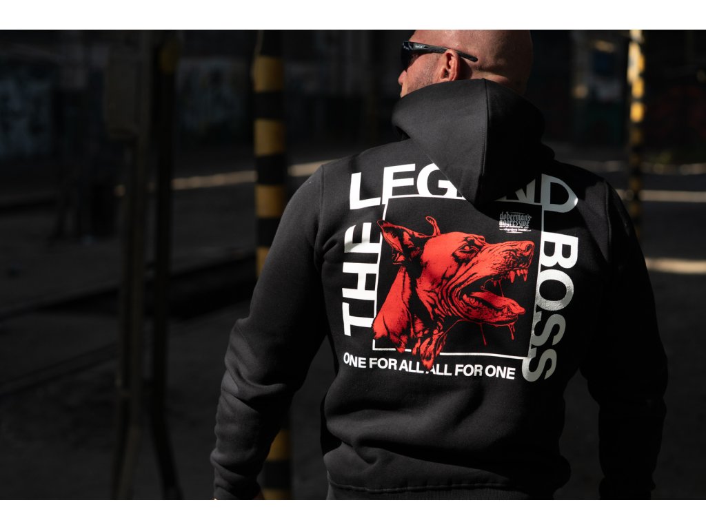 Mikina na zips The Legend Boss