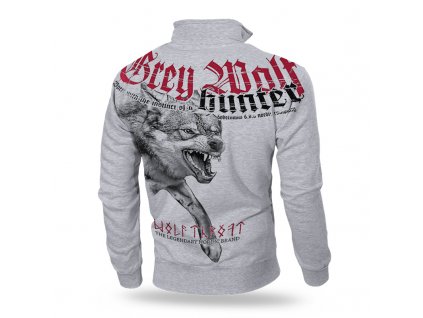 KLASICKÁ MIKINA NA ZIPS GREY WOLF