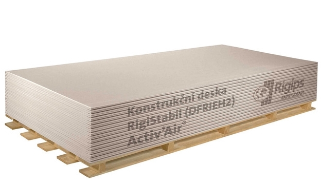 Sádrokarton RigiStabil Activ‘Air® pro zdravější domov