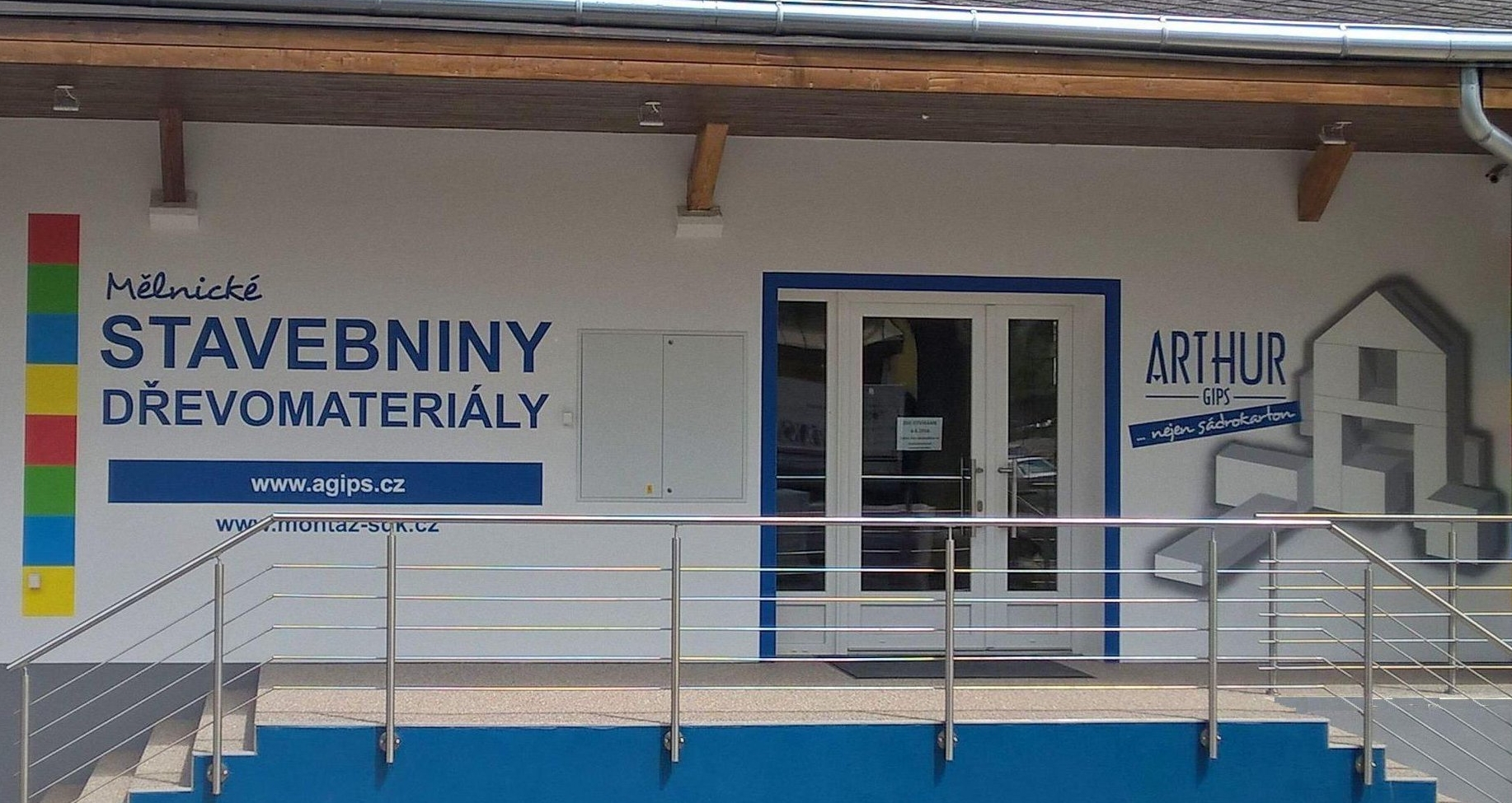 Prodejna stavebnin Agips Mělník
