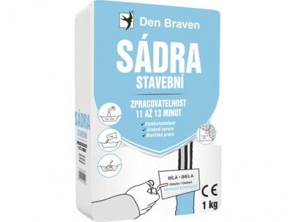 sádra stavební 1kg DB