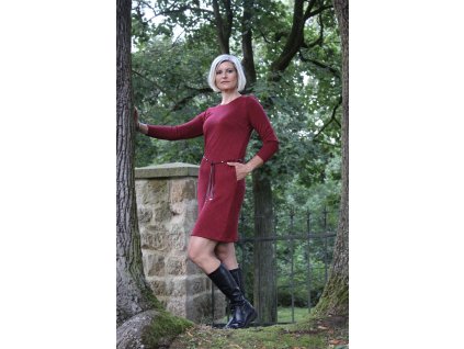Šaty ERIKA - šaty s dlouhým rukávem