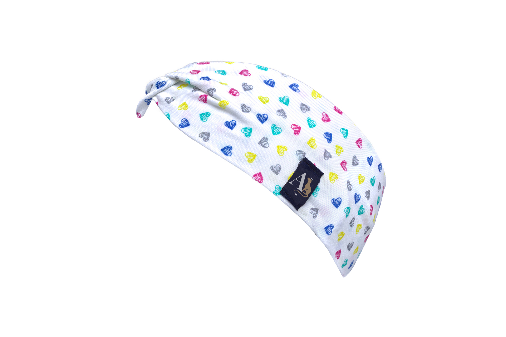 Křížená dětská čelenka na jaro