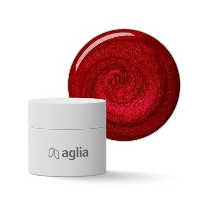 GRANATE RED barevný UV gel AGLIA