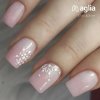 BUILDER DIAMOND Milky Pink stavební UV gel AGLIA