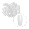 OVAL Clear nail art tipy AGLIA