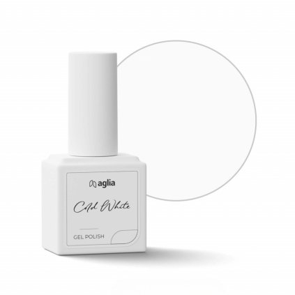 COLD WHITE Farbiger Gel-Lack AGLIA