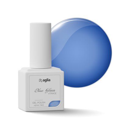 BLUE GLASS Vitrage Glas-Effekt Gel-Lack AGLIA