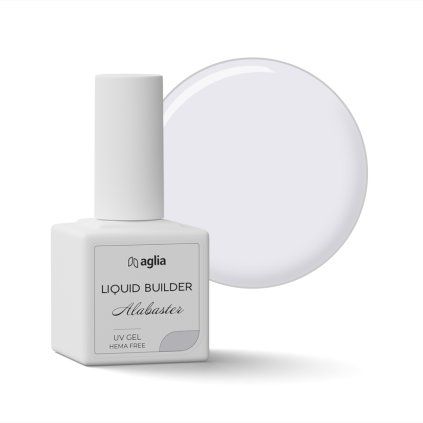 LIQUID BUILDER Alabaster UV Aufbaugel in der Flasche AGLIA