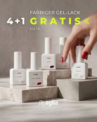 🌸 4 + 1 GRATIS auf Farb-Gel-Lacke 🌸 🌸 Wählen Sie Ihre Lieblingsfarben und nutzen Sie das Sonderangebot auf Farb-Gel-Lacke....