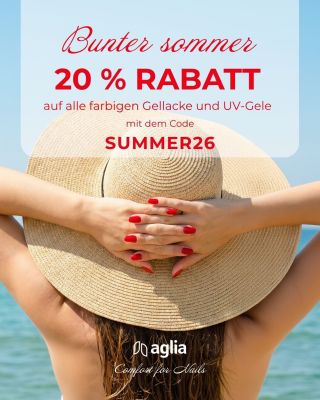 ☀️ BUNTER SOMMER MIT AGLIA ☀️ Farben gehören einfach zum Sommer. Ob Sie zarte Nude-Töne, leuchtende Sommerfarben oder...