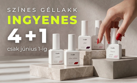 Barevné gel laky 4+1