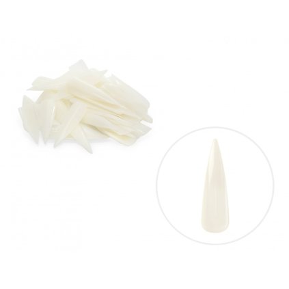 STILETTO Natural nail art tips AGLIA