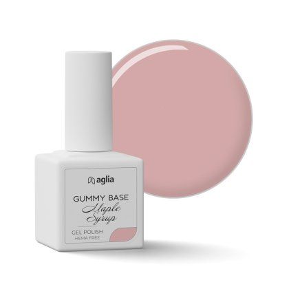 GUMMY BASE Maple Syrup base gel polish AGLIA